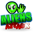 Aliens angriper spilleautomat logo