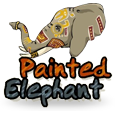 Painted Elephant Slots Logo