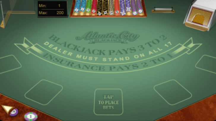Atlantic City Blackjack Gold Series Screenshot