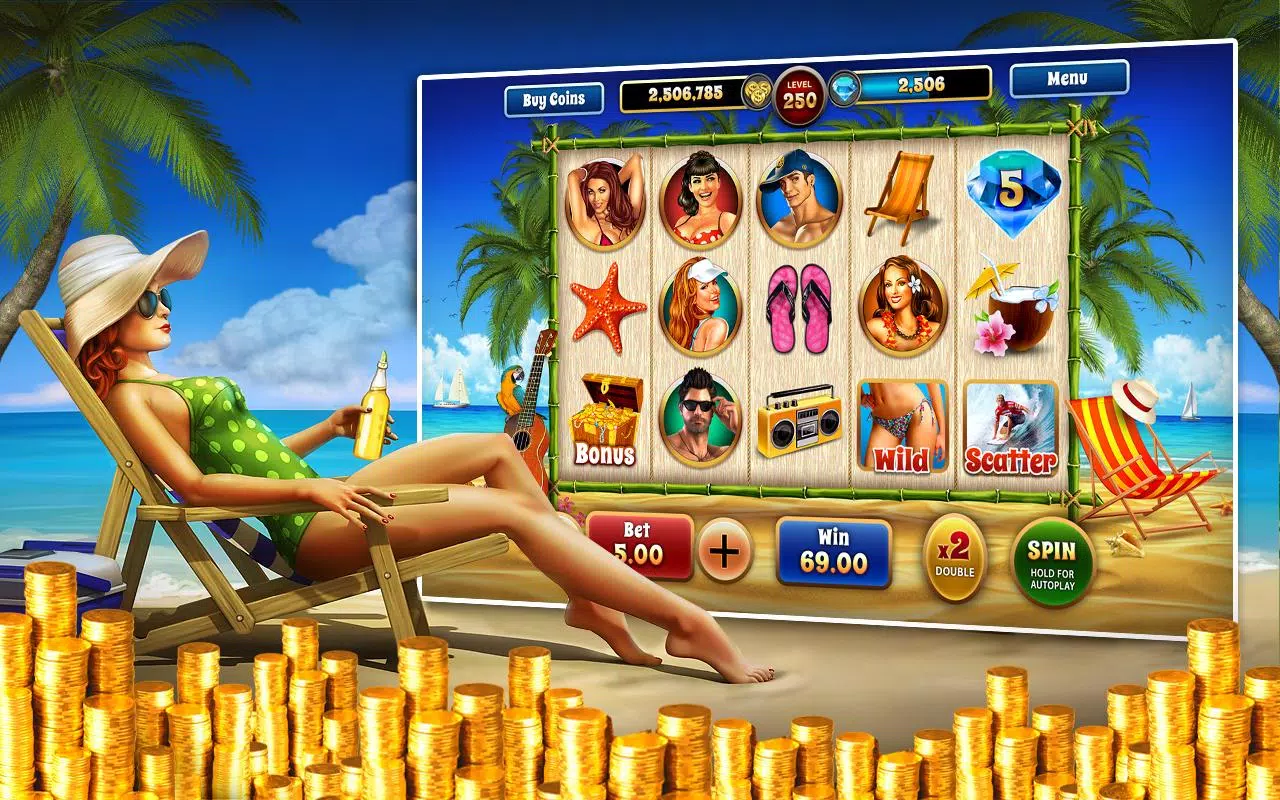 Beach Party Spielautomaten Screenshot