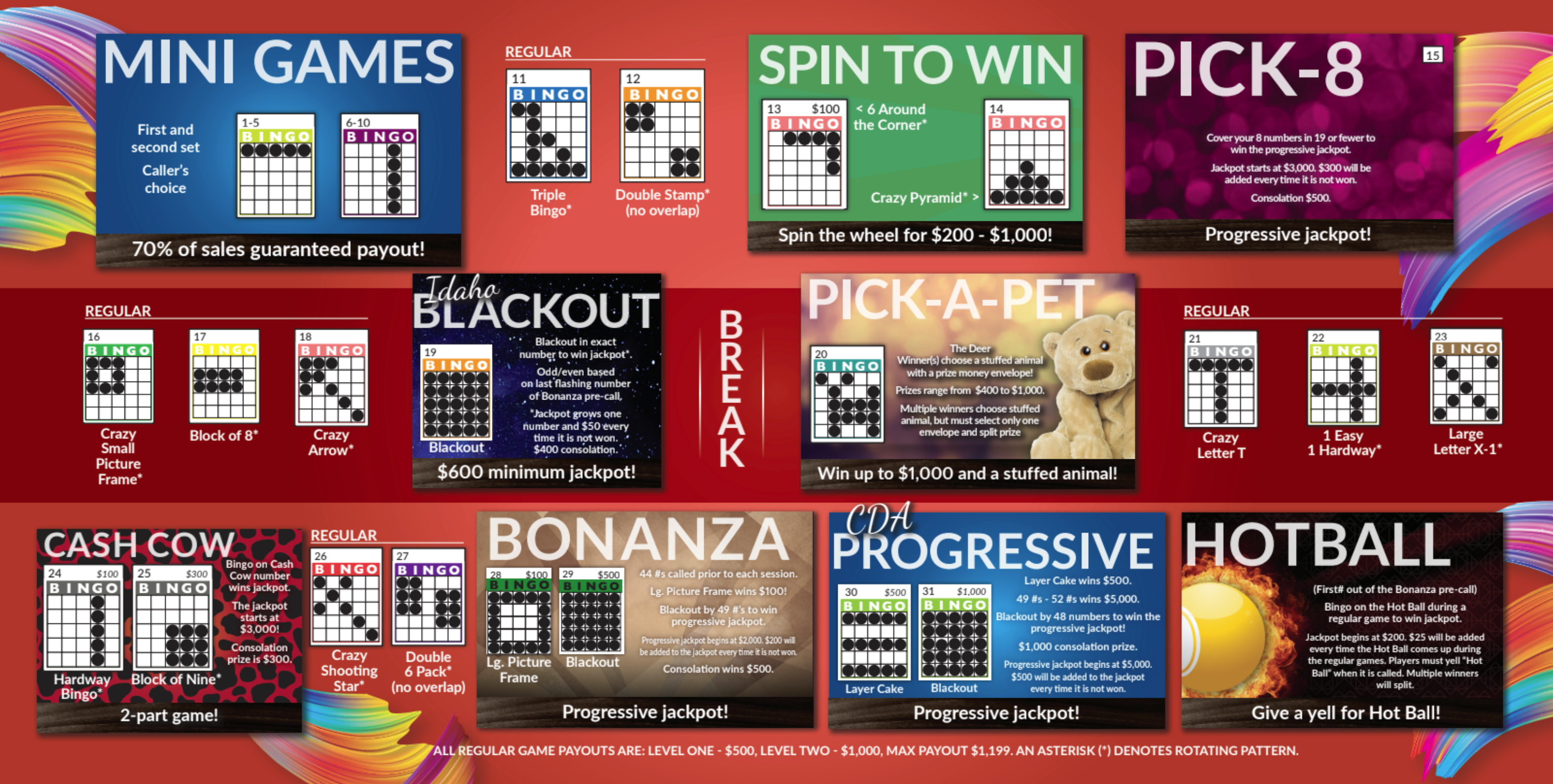 Bingo Bucks (Bingo Dollari) Schermata