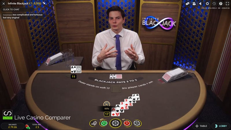 Blackjack Seis Cartas Charlie Captura de pantalla