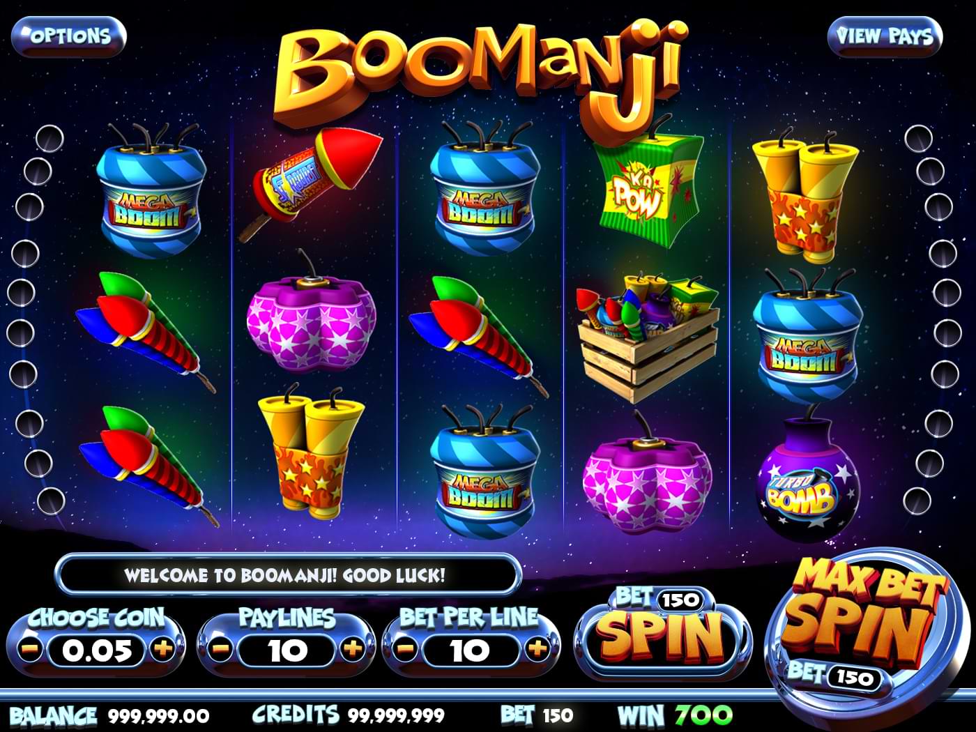 Automat do gry BooManji Zrzut ekranu