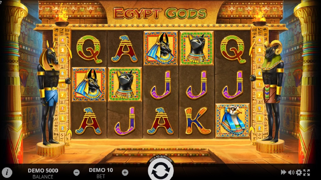 Guder i Egypt spilleautomat Skjermbilde
