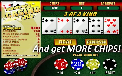 Jackpot Deuces to gra w kasynie Zrzut ekranu