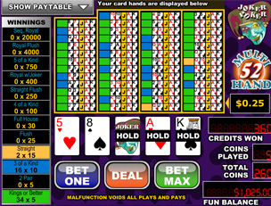 Joker Poker X100 Screenshot