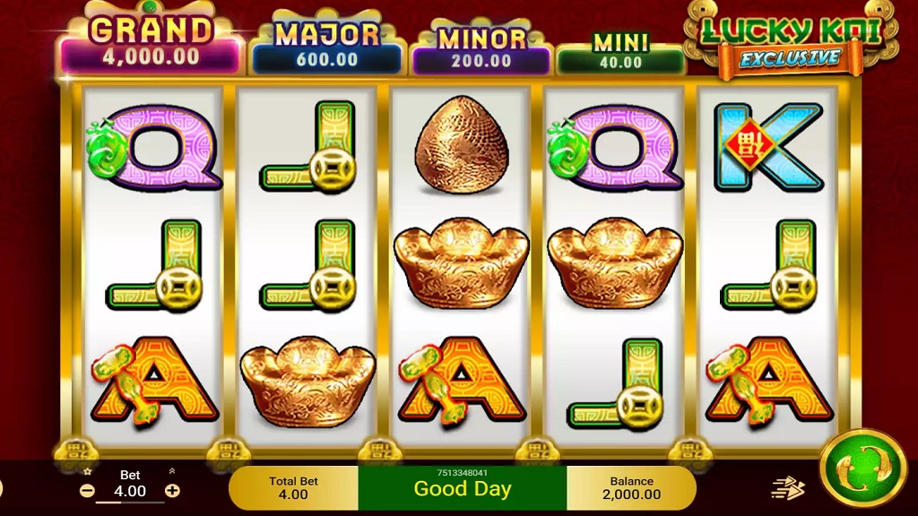 Lucky Koi Spielautomat Screenshot