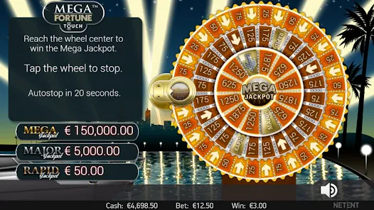 Mega Fortune Wheel Slots Screenshot