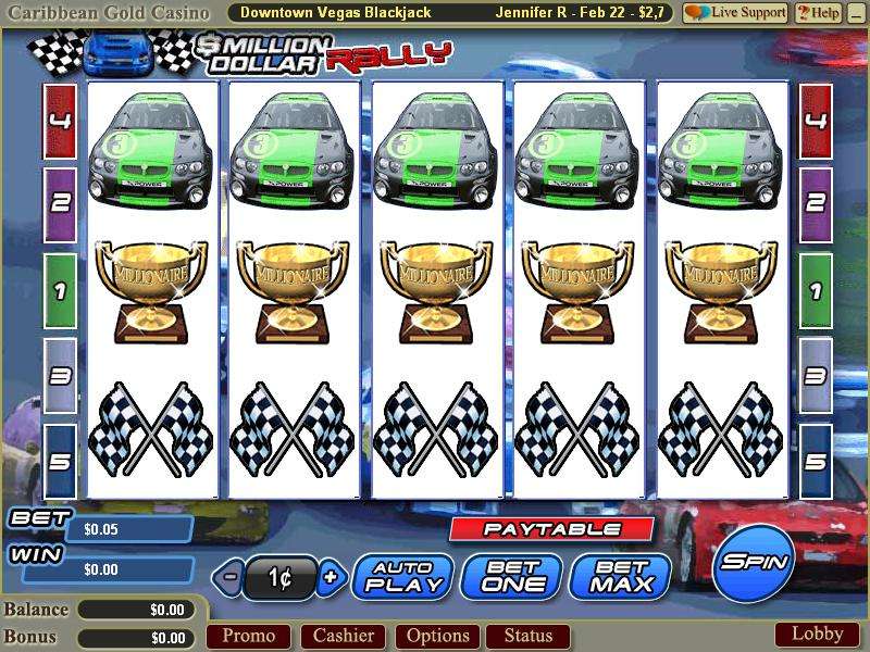 Million Dollar Rally Slots Screenshot