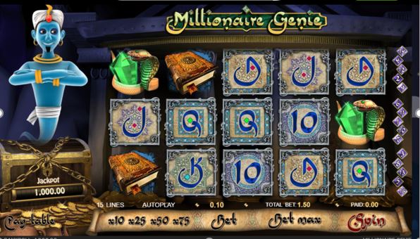 Millionaire Genie  Slot Screenshot