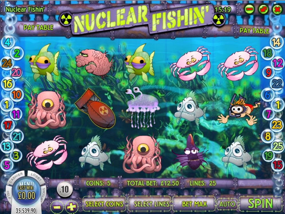 Nuclear Fishin' (Pesca nuclear) Captura de pantalla