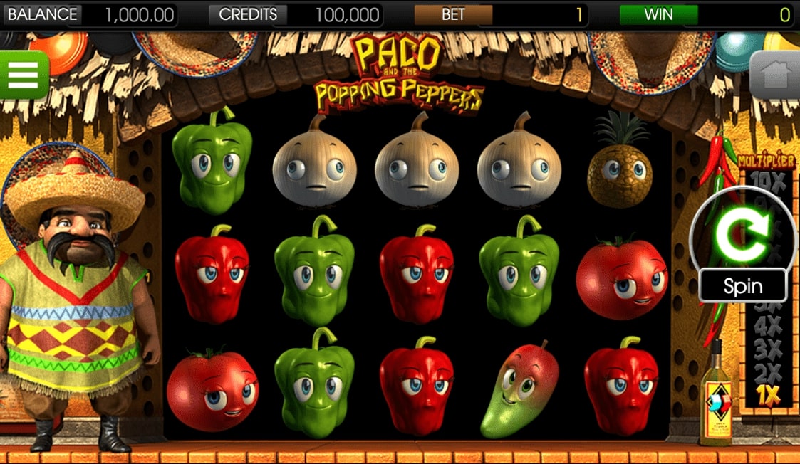 Paco en de Popping Pepers Screenshot
