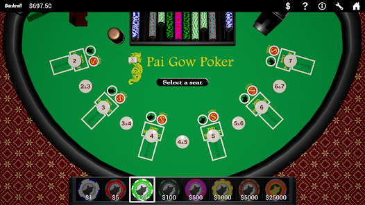 Pai Gow Poker pÃ¥ svenska. Skärmdump