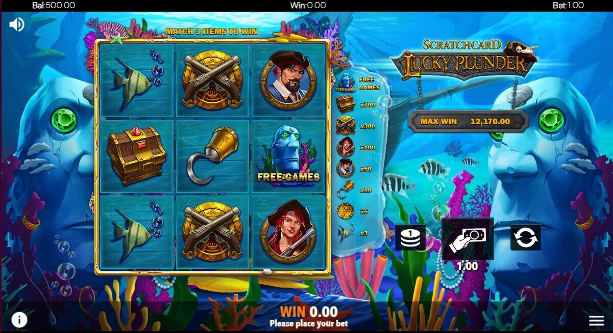 Plunder the Sea Scratch Screenshot