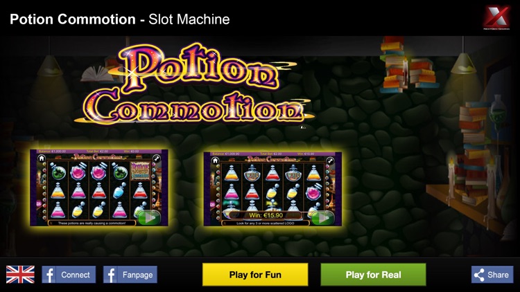 Potion Commotion Slot Screenshot