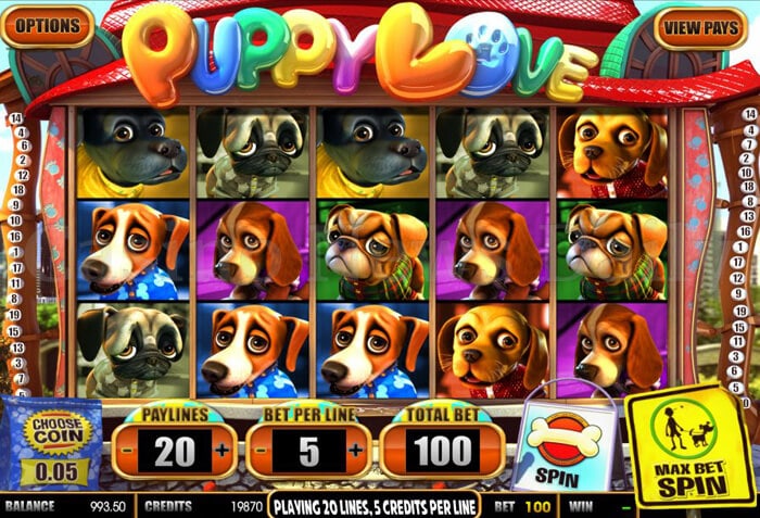 Puppy Love Slot Zrzut ekranu