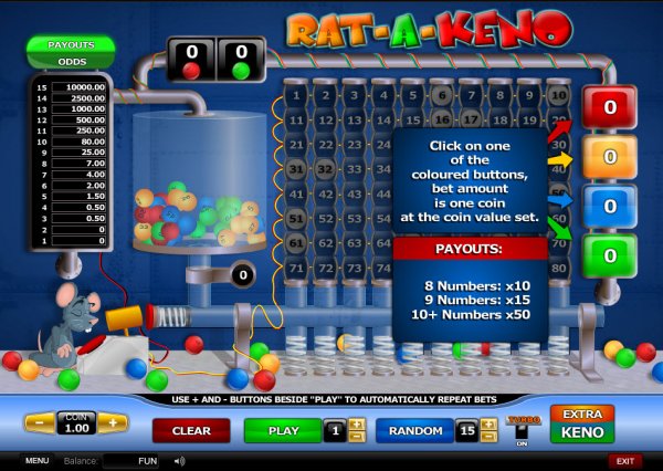 Rat-A-Keno Screenshot
