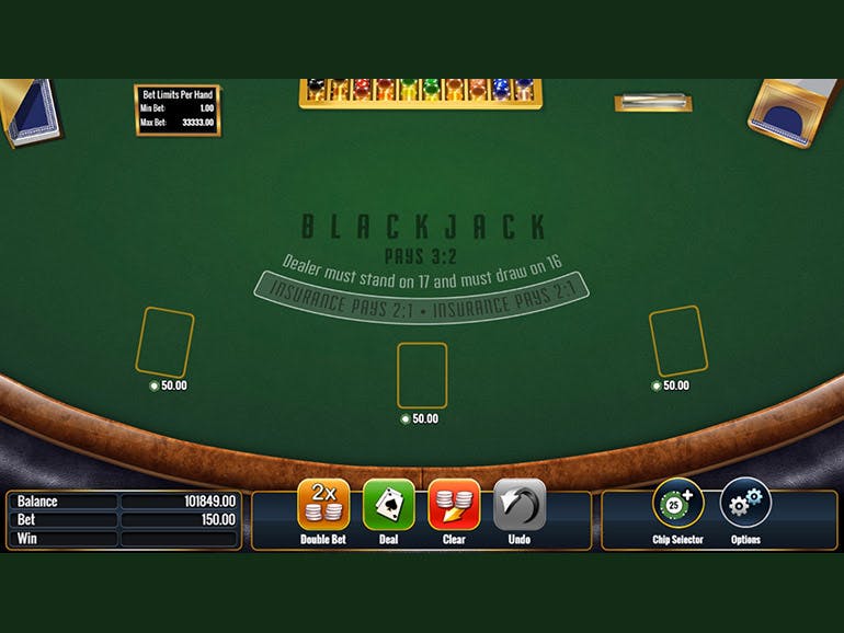 JednorÄ™czny blackjack Zrzut ekranu