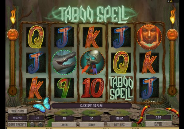 Taboo Spell Slot Screenshot