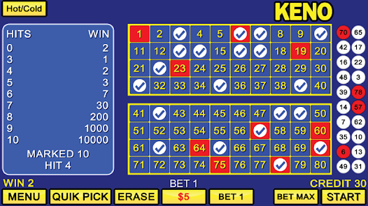 Vegas Jackpot Keno Captura de tela