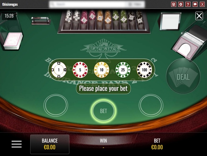 Vegas Strip Blackjack Elite Editie Screenshot