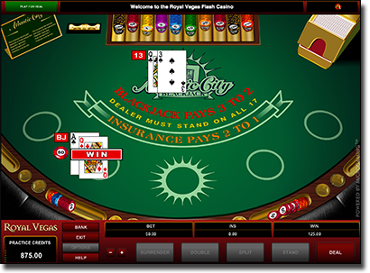 Vegas Strip Blackjack Screenshot
