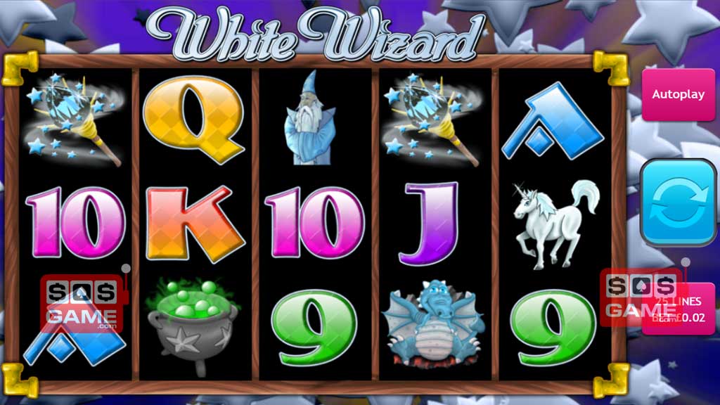 Automat do gier White Wizard Zrzut ekranu