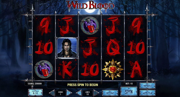 Wild Blood Slots Screenshot