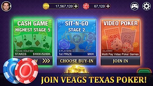Wild Texas Video Poker Screenshot