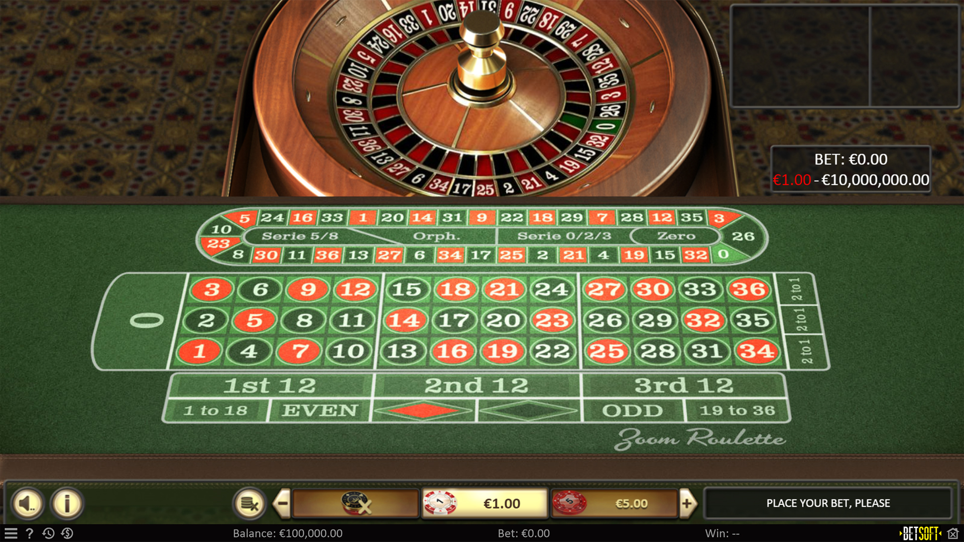 Zoom Roulette to ruletka Zrzut ekranu